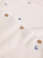 White Stuff White Lulu Embroidered Cardigan - Image 2 of 2