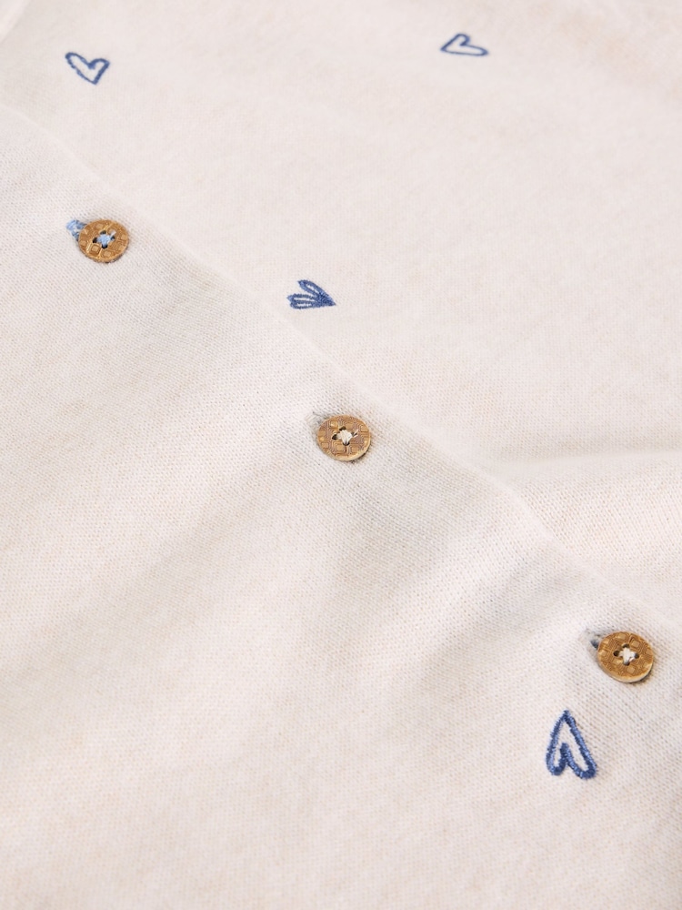 White Stuff White Lulu Embroidered Cardigan - Image 2 of 2 White Stuff White Lulu Embroidered Cardigan - Image 2 of 2