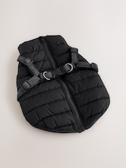 Black Padded Pet Harness Coat - Image 6 of 8