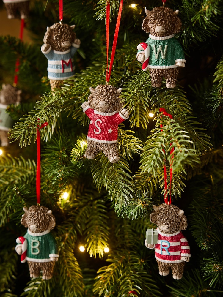 Multi Hamish Monogram Christmas Bauble - Image 3 of 3