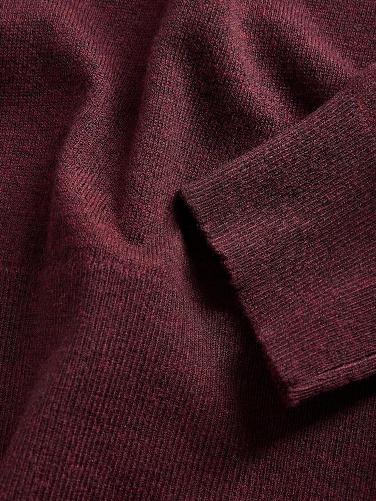 The Set 3 Pack Henley Jumper With Wool Navy Blue/Light Grey/Burgundy Red - Image 6 of 6 The Set 3 Pack Henley Jumper With Wool Navy Blue/Light Grey/Burgundy Red - Image 6 of 6