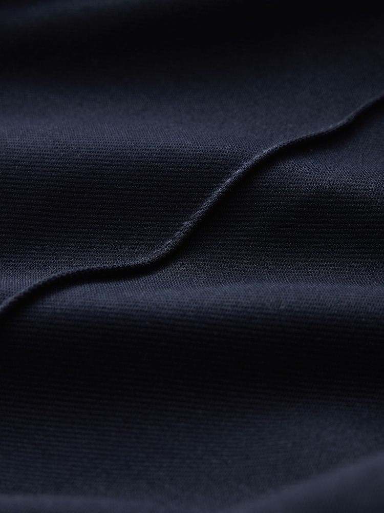 Navy Blue Ponte Wide Leg Trousers with Side Stripes - Image 9 of 9 Navy Blue Ponte Wide Leg Trousers with Side Stripes - Image 9 of 9