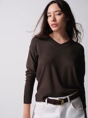 The Set Fine Knitted V-Neck Jumpers - Slika 1 od 14