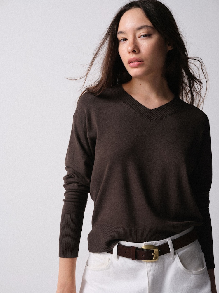 The Set Fine Knitted V-Neck Jumpers - Slika 1 od 14
