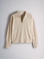 The Set 3 Pack Trophy Neck Long Sleeve Jumpers With Wool Stone Brown/Taupe/Chocolate Brown - Image 7 of 10