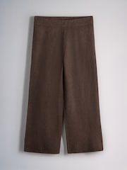 The Set Trophy Neck Top and Jogger Set Chocolate Brown - Image 9 of 11