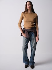 The Set 3 Pack Soft Knit Crew Neck Long Sleeve Jumpers - Larawan 3 ng 12