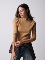 The Set 3 Pack Soft Knit Crew Neck Long Sleeve Jumpers - Larawan 6 ng 12