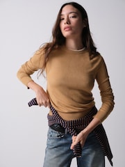 The Set 3 Pack Soft Knit Crew Neck Long Sleeve Jumpers - Larawan 7 ng 12