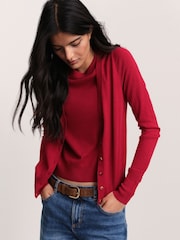 The Set 2 Pack Mock Layer Cardigans Red/Light Grey - Image 5 of 10