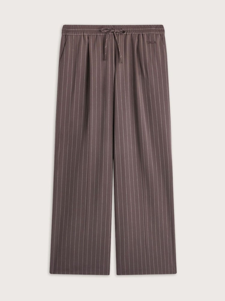Tala Brown Drawstring Wide Leg Trousers - Image 3 of 3