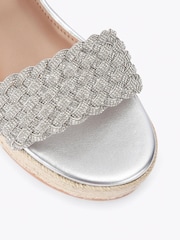 Sølv - Carvela Treccia Plattformsandaler - Bilde 4 av 4