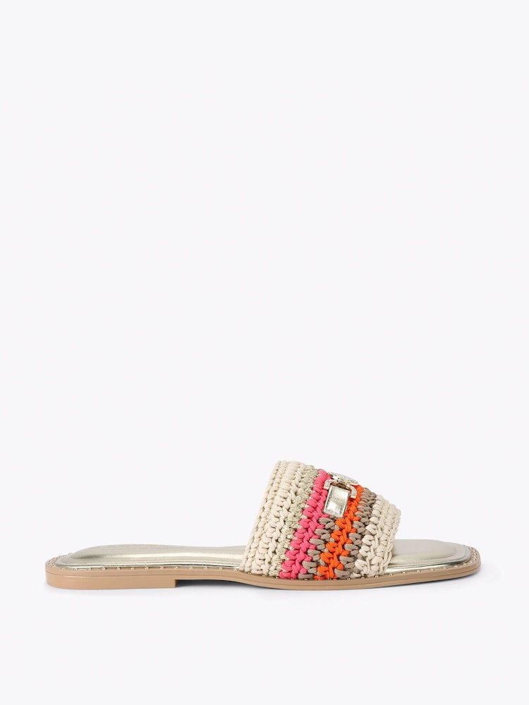 Carvela Pink Nola Mule Sandals - Image 1 of 4