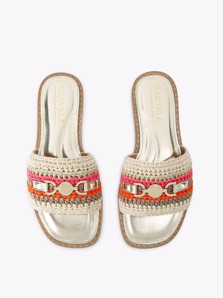 Carvela Pink Nola Mule Sandals - Image 2 of 4