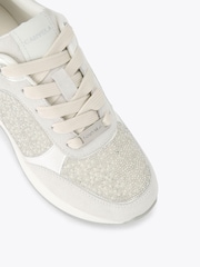 Carvela High Rise Pearl Trainers - Image 4 sur 4