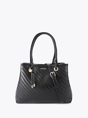 Carvela Black Antionia Weave Tote Bag - Image 1 of 4