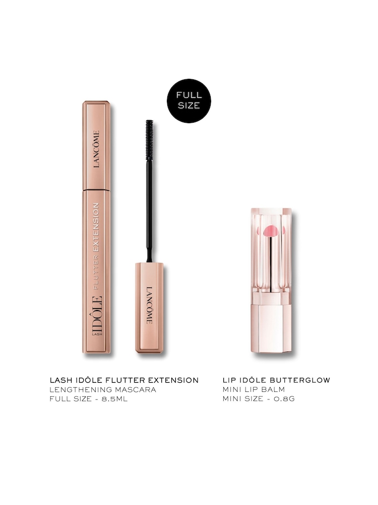 Lancôme Lash Idole Flutter Extension Mascara and Mini Lip Gift Set (Worth £45) - Image 2 of 6 Lancôme Lash Idole Flutter Extension Mascara and Mini Lip Gift Set (Worth £45) - Image 2 of 6
