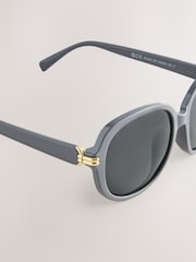 Grey Square Sunglasses - Image 6 of 6