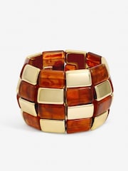 Mood Tone Resin Statement Stretch Bracelet - Bild 1 von 1