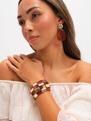 Mood צמיד נמתח במראה ייחודי משרף סינתטי - תמונה 2 מתוך 3