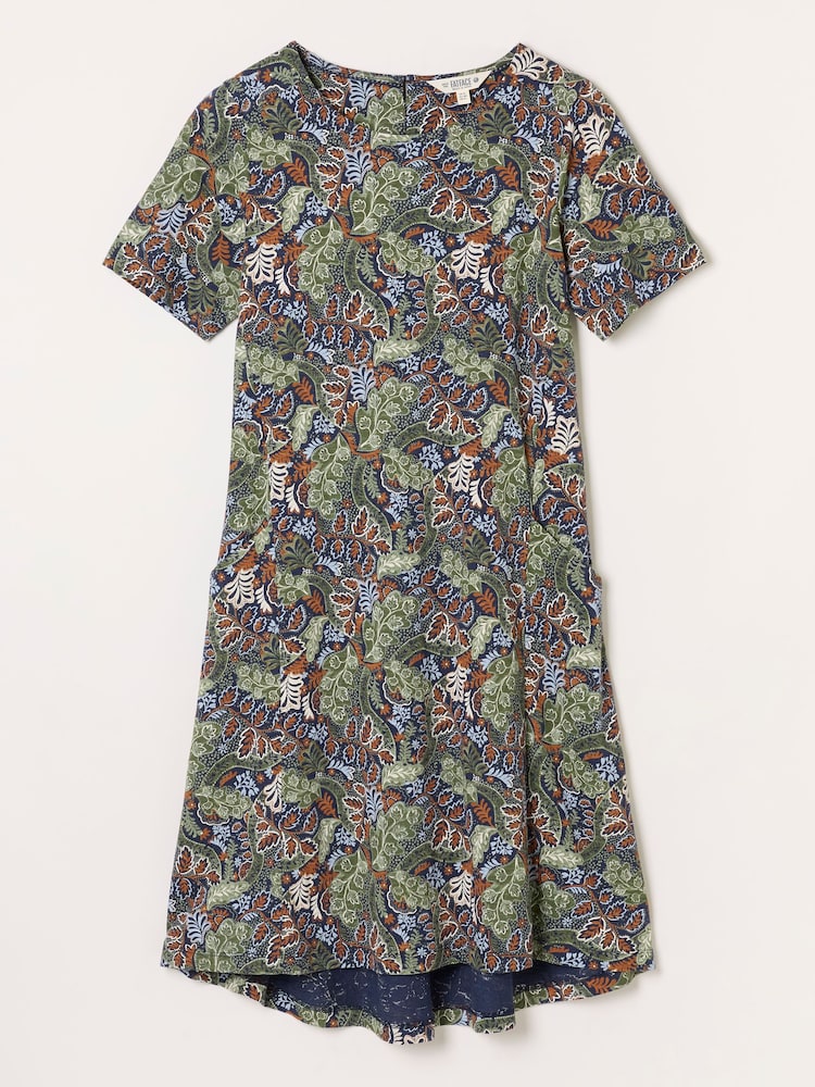 Navy Decorative Floral - FATFACE квітковий Jersey сукня - Image 6 of 6 Navy Decorative Floral - FATFACE квітковий Jersey сукня - Image 6 of 6