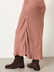 FatFace Phoebe Rose Pink Petite Midaxi Dress - Image 3 of 6