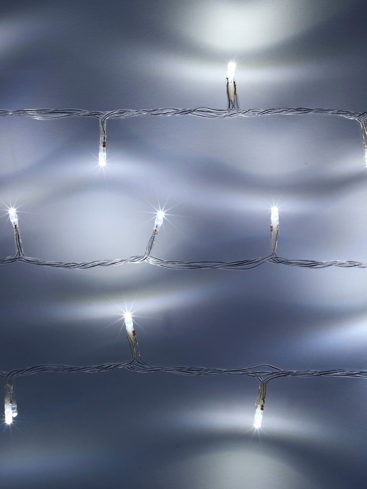 Lights4fun Brown 200 LED Outdoor On Clear Cable Battery Fairy Light - Image 4 of 4 Lights4fun Brown 200 LED Outdoor On Clear Cable Battery Fairy Light - Image 4 of 4