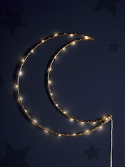 Lights4fun Clear 30cm Gold Osby Moon Battery Light - Image 2 of 2