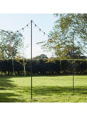 Lights4fun Black 2.75m Festoon Pole - Image 1 of 2