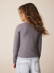 Сірий - Лонгслів Seam Detail Top (3–16років) - Image 3 of 8