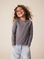 Сірий - Лонгслів Seam Detail Top (3–16років) - Image 4 of 8