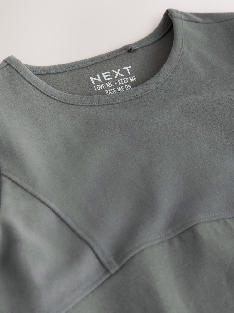 Сірий - Лонгслів Seam Detail Top (3–16років) - Image 8 of 8