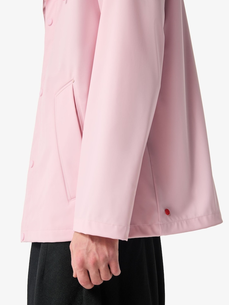 Hunter Pink Izzy Pu Hooded Jacket - Image 7 of 7