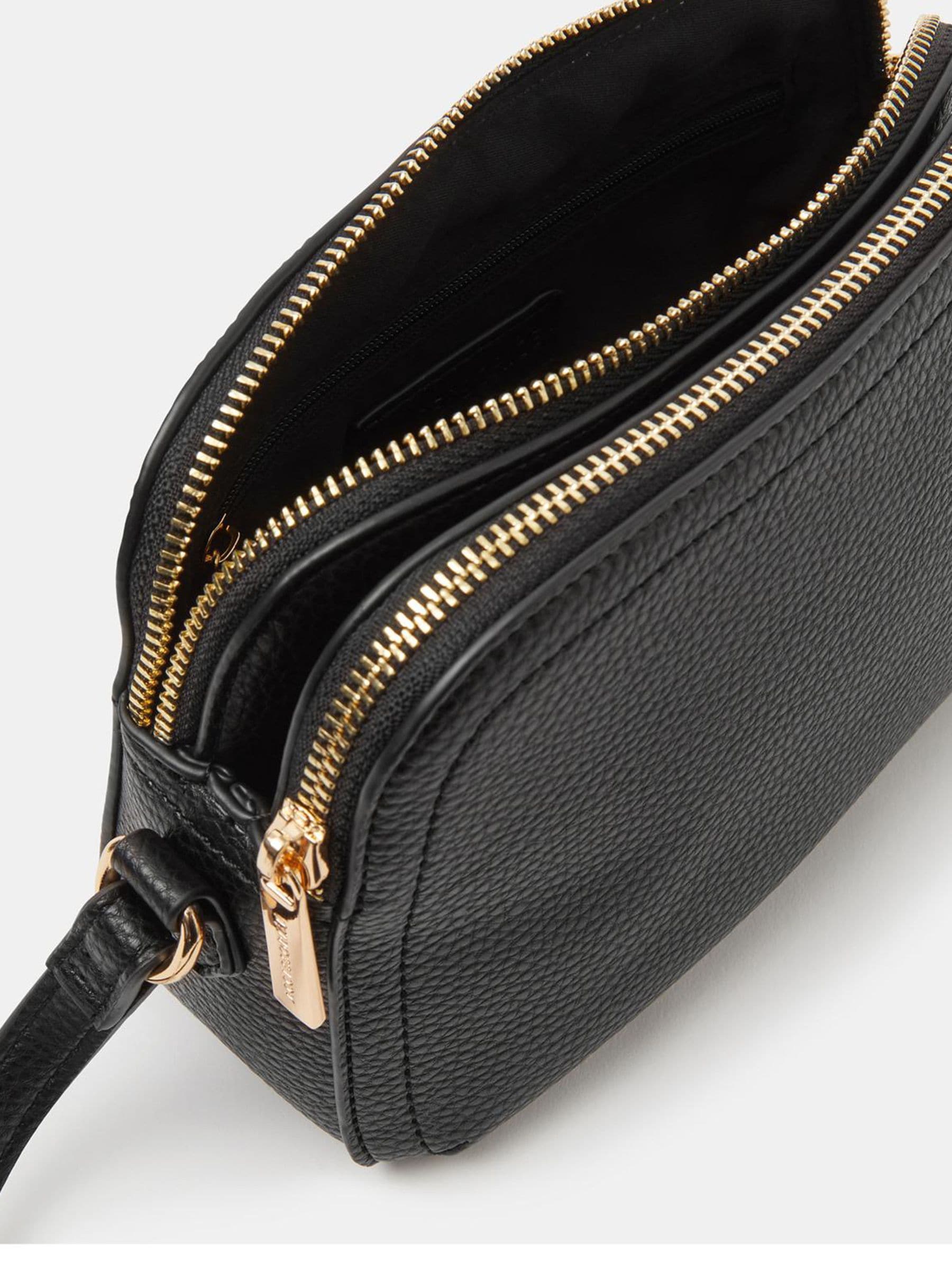 Buy Accessorize Black Double Zip Crossbody Bag from Next India