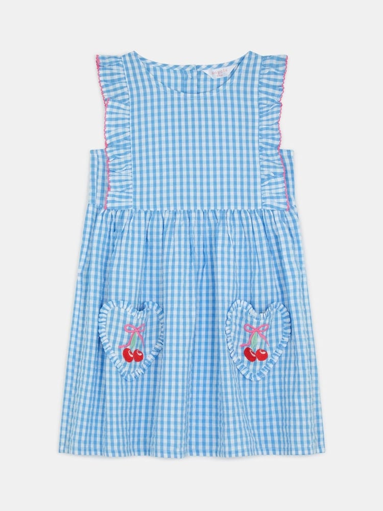 Angels By Accessorize Cherry Gingham Dress - 3의 이미지 2