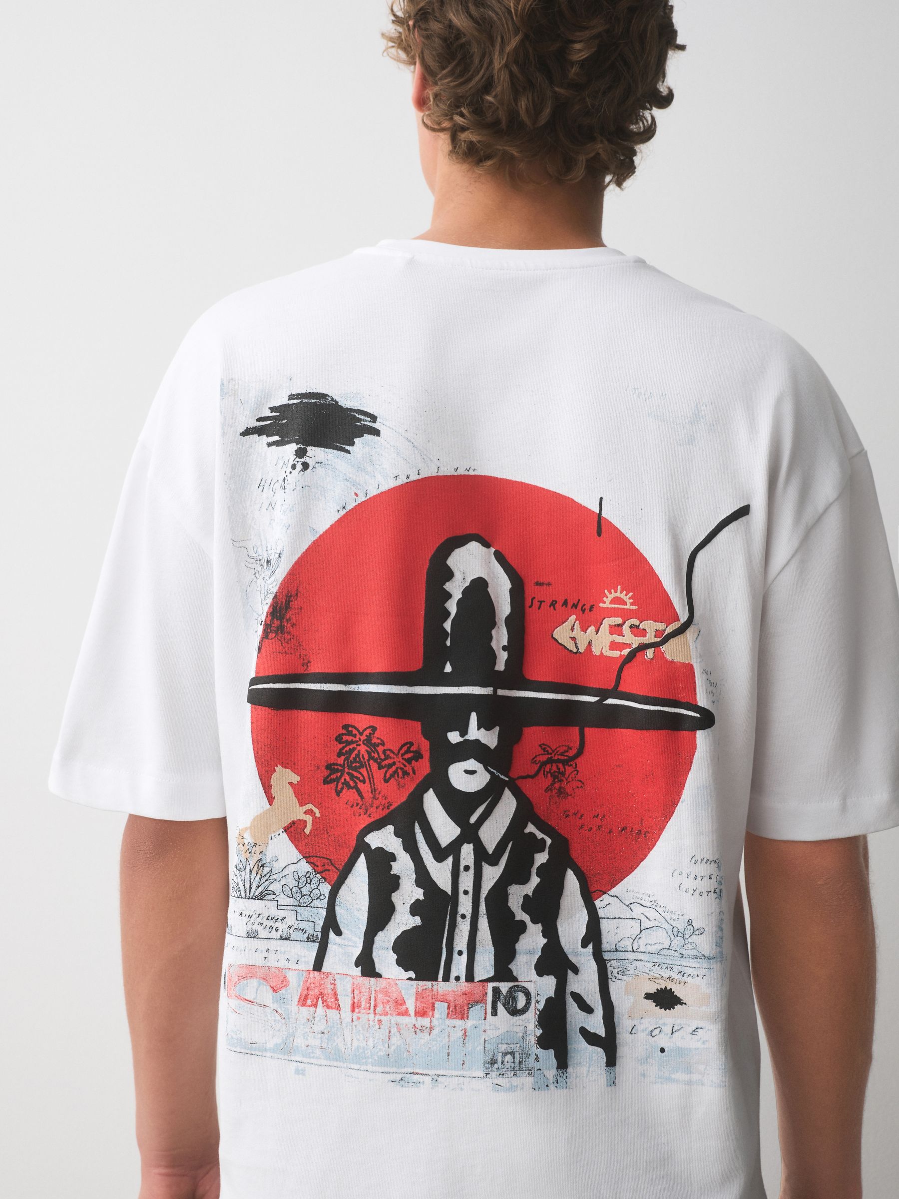 Buy White Saint No Single Seminal T-Shirt from the Next UK online shop