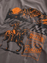 Brown Yellowstone Graphic Print T-Shirt - Image 10 of 10