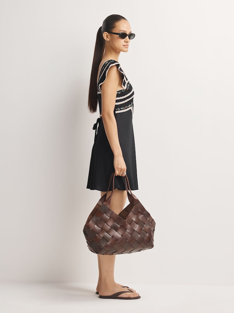 Rixo Bouquet Trail Black Diaz Dress - Image 2 of 5
