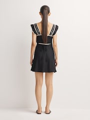 Rixo Bouquet Trail Black Diaz Dress - Image 4 of 5