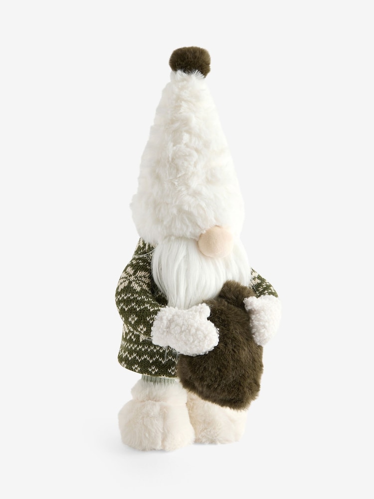 Green Gonk Plush Christmas Decoration - Image 2 of 4 Green Gonk Plush Christmas Decoration - Image 2 of 4