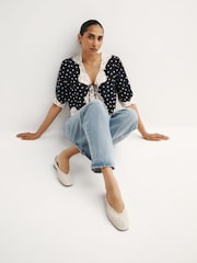 Rixo Blue Ursula Top - Image 4 of 7
