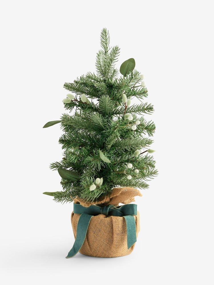 White Frosty Foliage Pre Lit Christmas Tree - Image 7 of 7 White Frosty Foliage Pre Lit Christmas Tree - Image 7 of 7