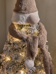 White Novelty Gonk 1.5ft Pre Lit Christmas Tree - Image 2 of 3