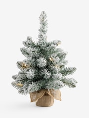 White Snowy 1.5ft Pre Lit Christmas Tree - Image 5 of 6