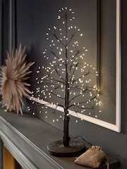 Black Twig 1.5ft Pre Lit Christmas Tree - Image 2 of 5