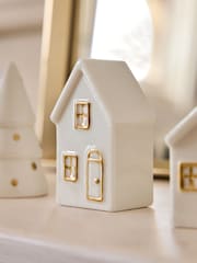 5 Pieces 미니 세라믹 집 장면 - 3의 이미지 3
