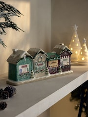 Multi Christmas Scene House Ornament - Image 1 of 3