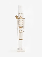 White Wooden Nutcracker Christmas Ornament - Image 7 of 8