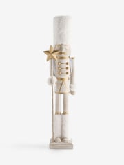 White Wooden Nutcracker Christmas Ornament - Image 8 of 8