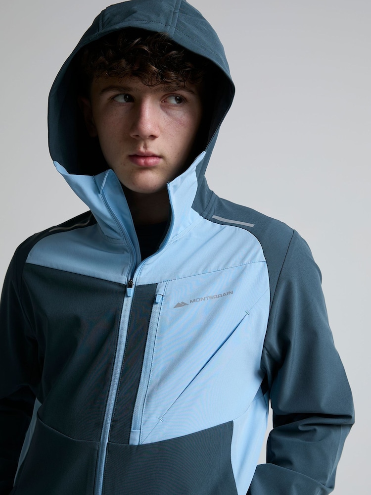 Monterrain Grey Deflect 2.0 Woven Zip-Through Hoodie - Image 2 of 5